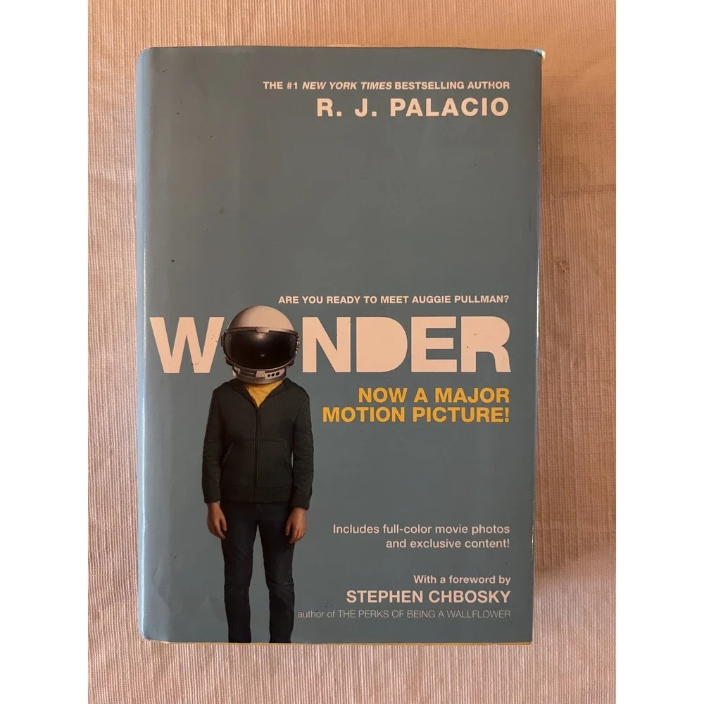 RJ Palacio Wonder and Auggie & Me Hardcover Book Set Movie Tie-In First Edition